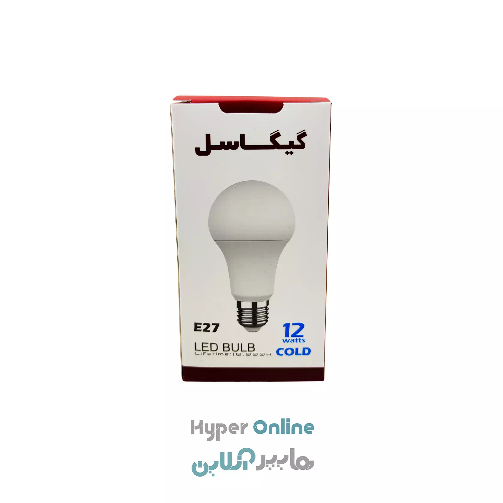 لامپ کم مصرف حبابی مهتابی 12 وات گیگاسل