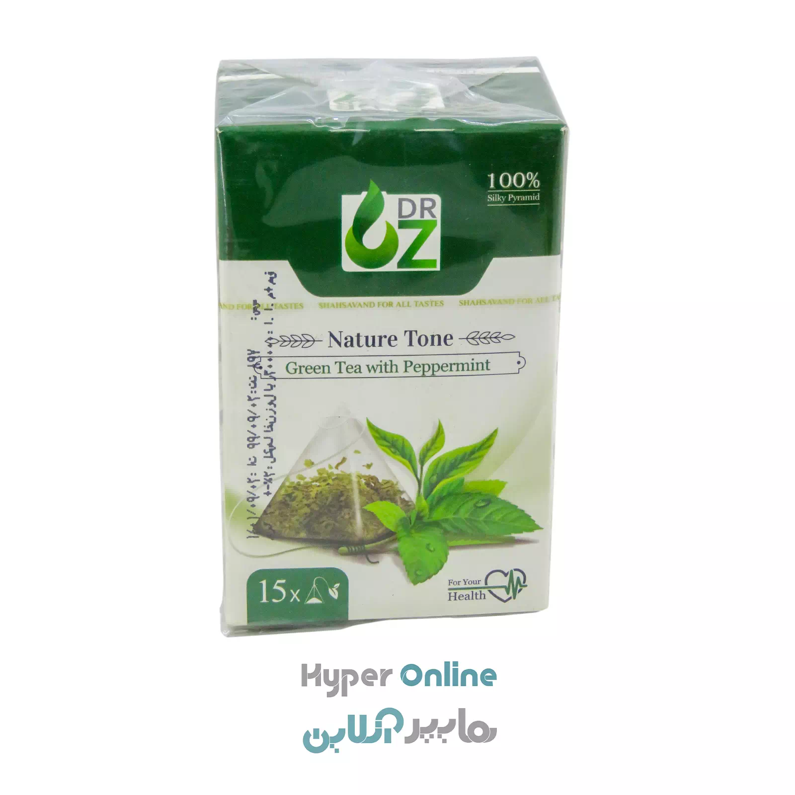 چای سبز و نعناع فلفلی 15 عددی دکتر OZ