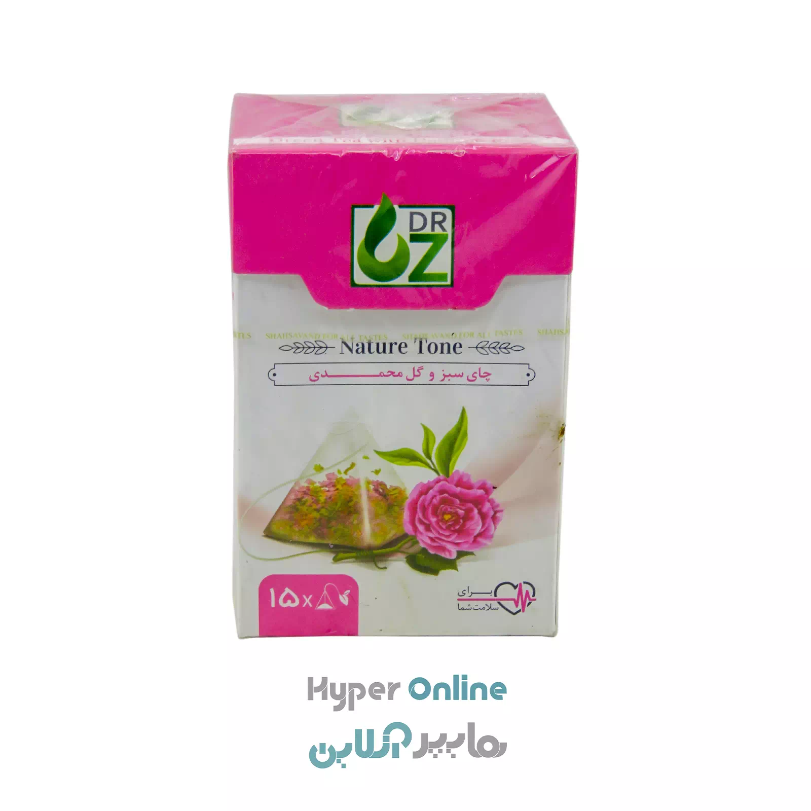 چای سبز و گل محمدی 15 عددی دکتر OZ